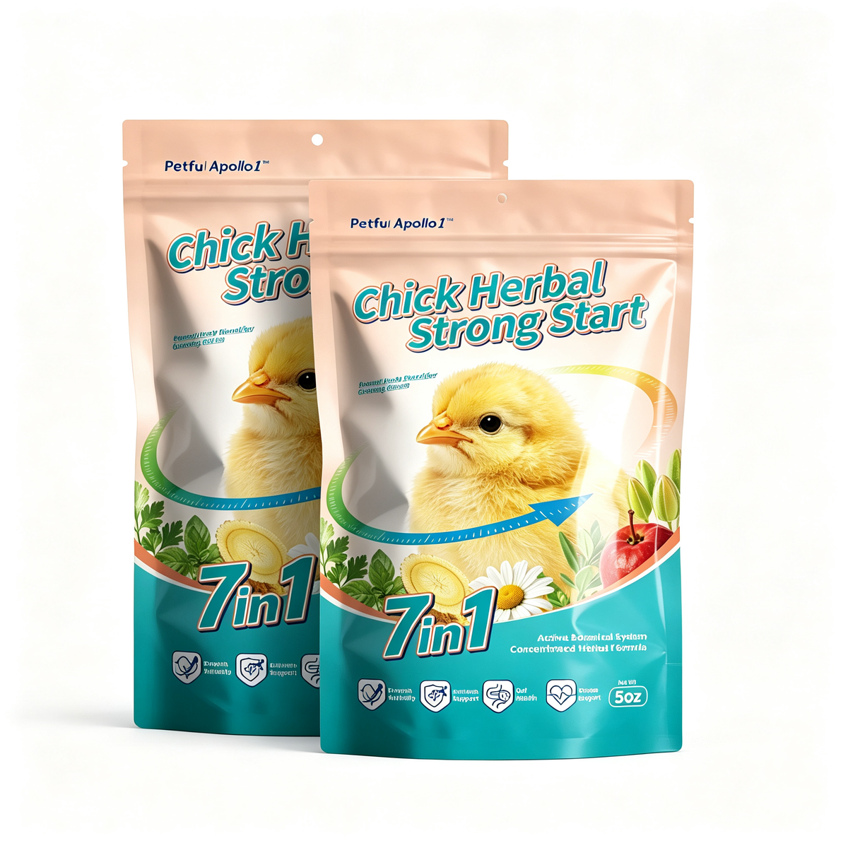 Petfu Apollo 7in1 Chick Herbal Strong Start