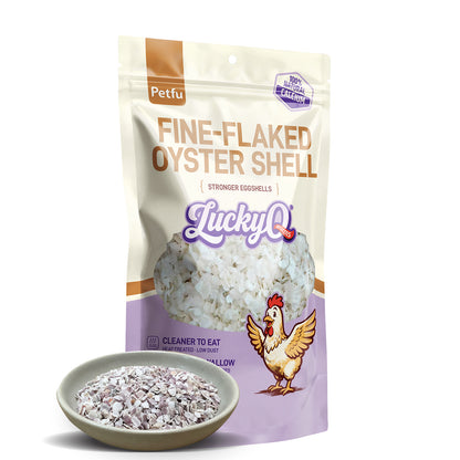 Fine-Flaked Oyster Shell for Laying Hens