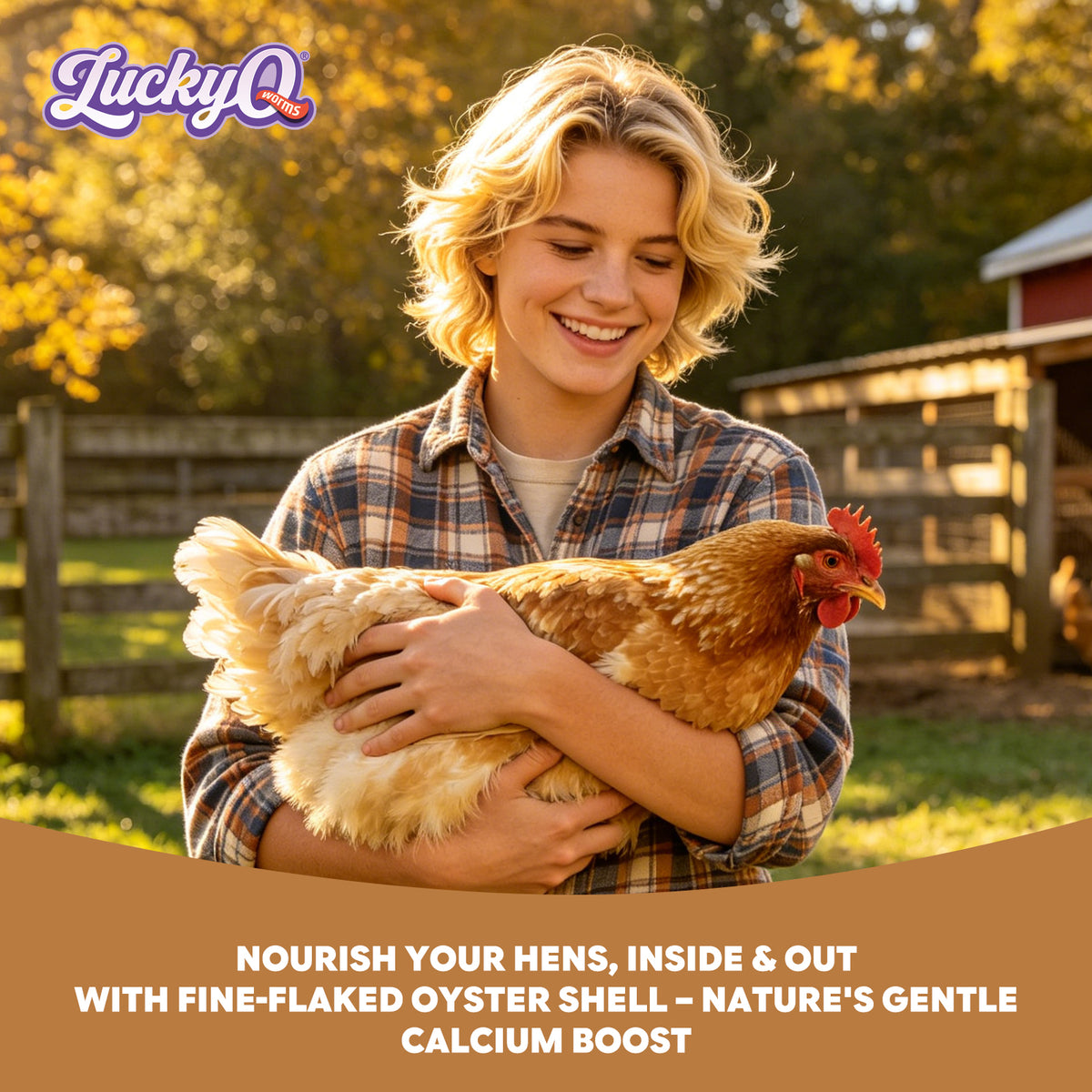 Fine-Flaked Oyster Shell for Laying Hens