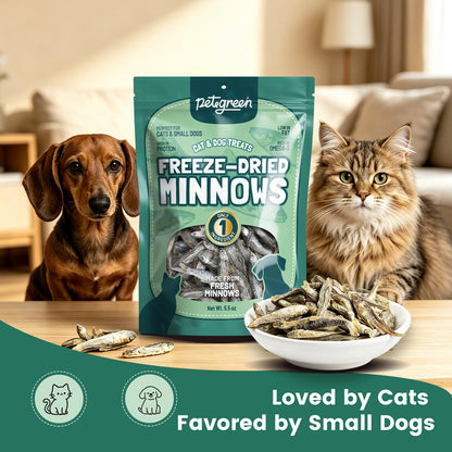 Freeze‑Dried Minnows for Cats & Small Dogs