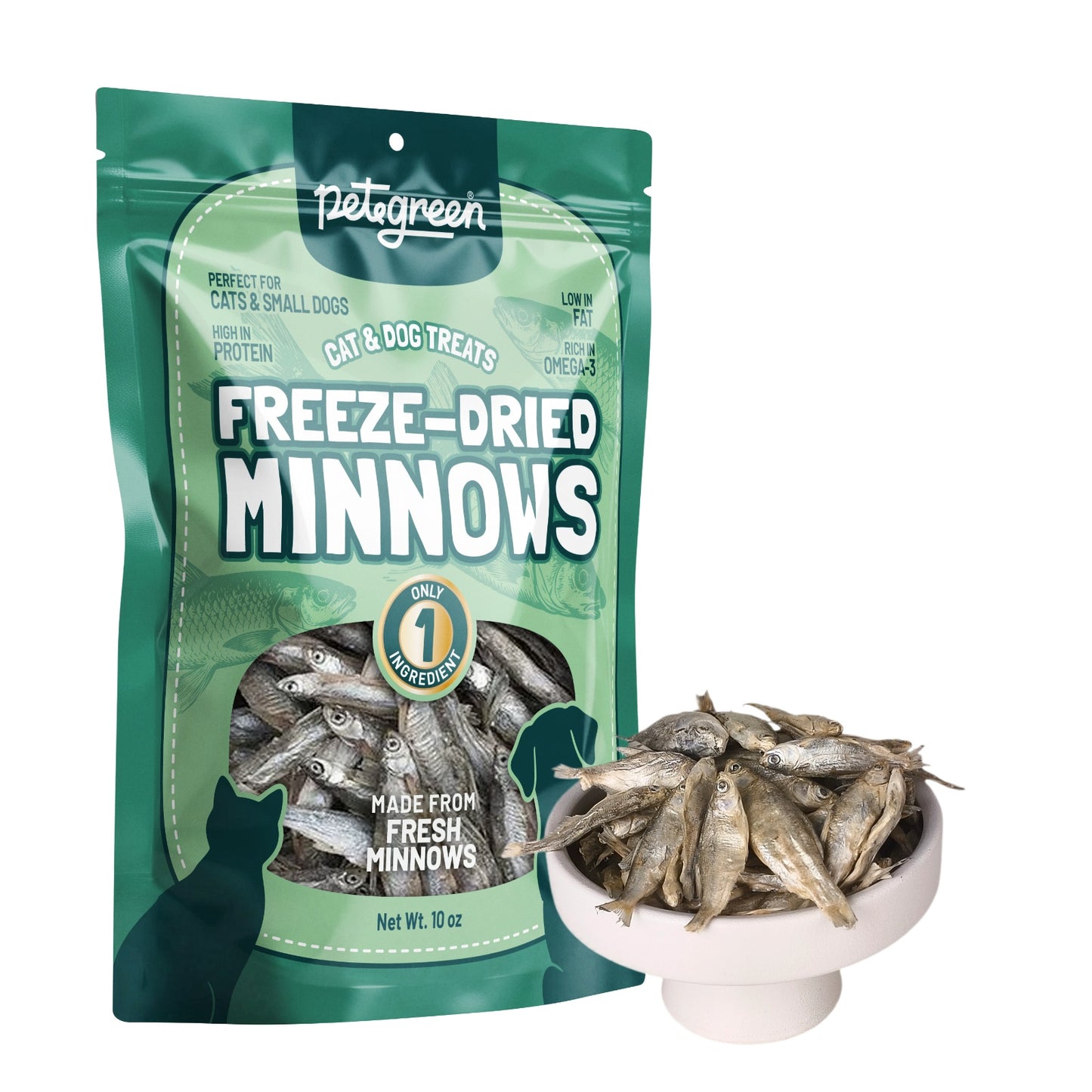 Freeze‑Dried Minnows for Cats & Small Dogs
