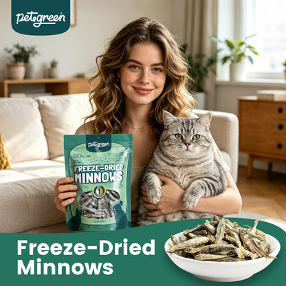 Freeze‑Dried Minnows for Cats & Small Dogs