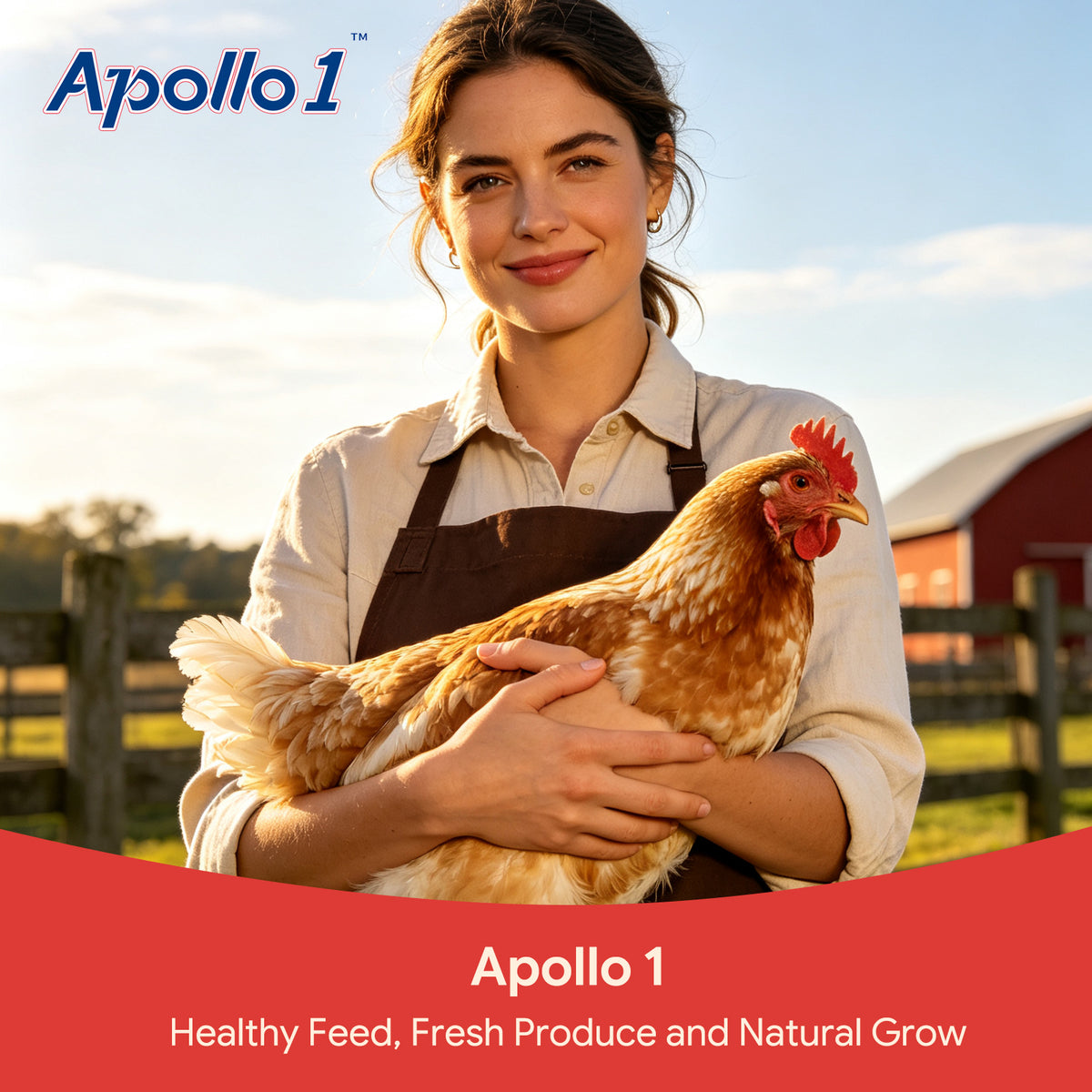 healthy feed，fresh produce and natural grow