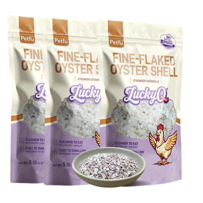 Fine-Flaked Oyster Shell for Laying Hens