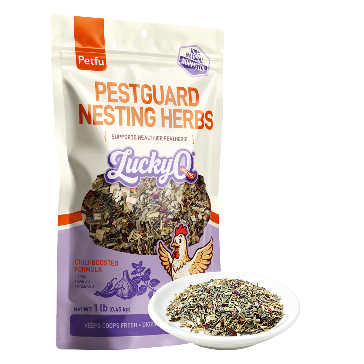 1lb PestGuard Nesting Herbs for Chickens&Poultry