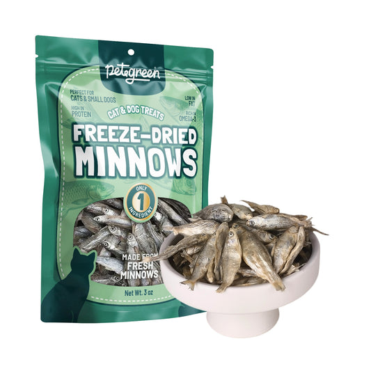Freeze‑Dried Minnows for Cats & Small Dogs