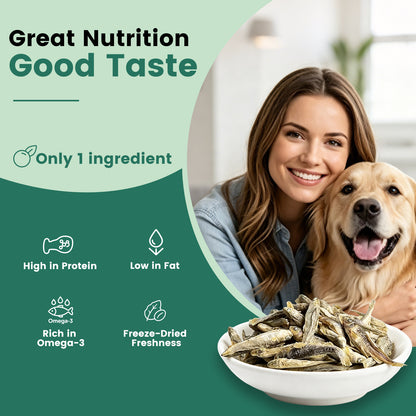Freeze‑Dried Minnows for Cats & Small Dogs