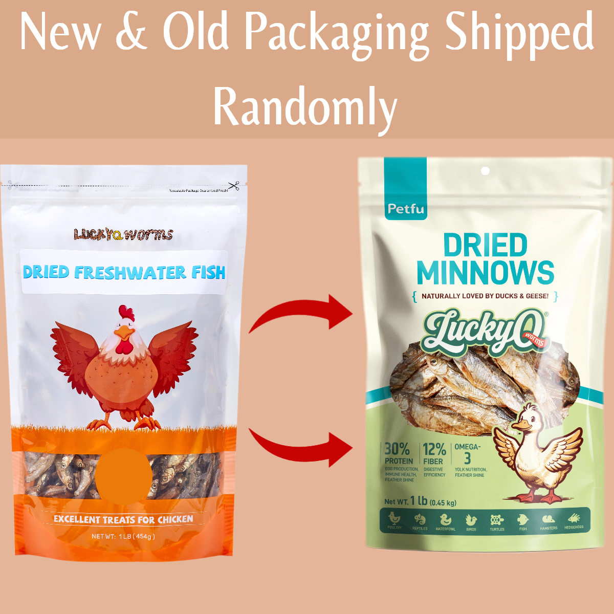 new and old packing will be shipped randomly