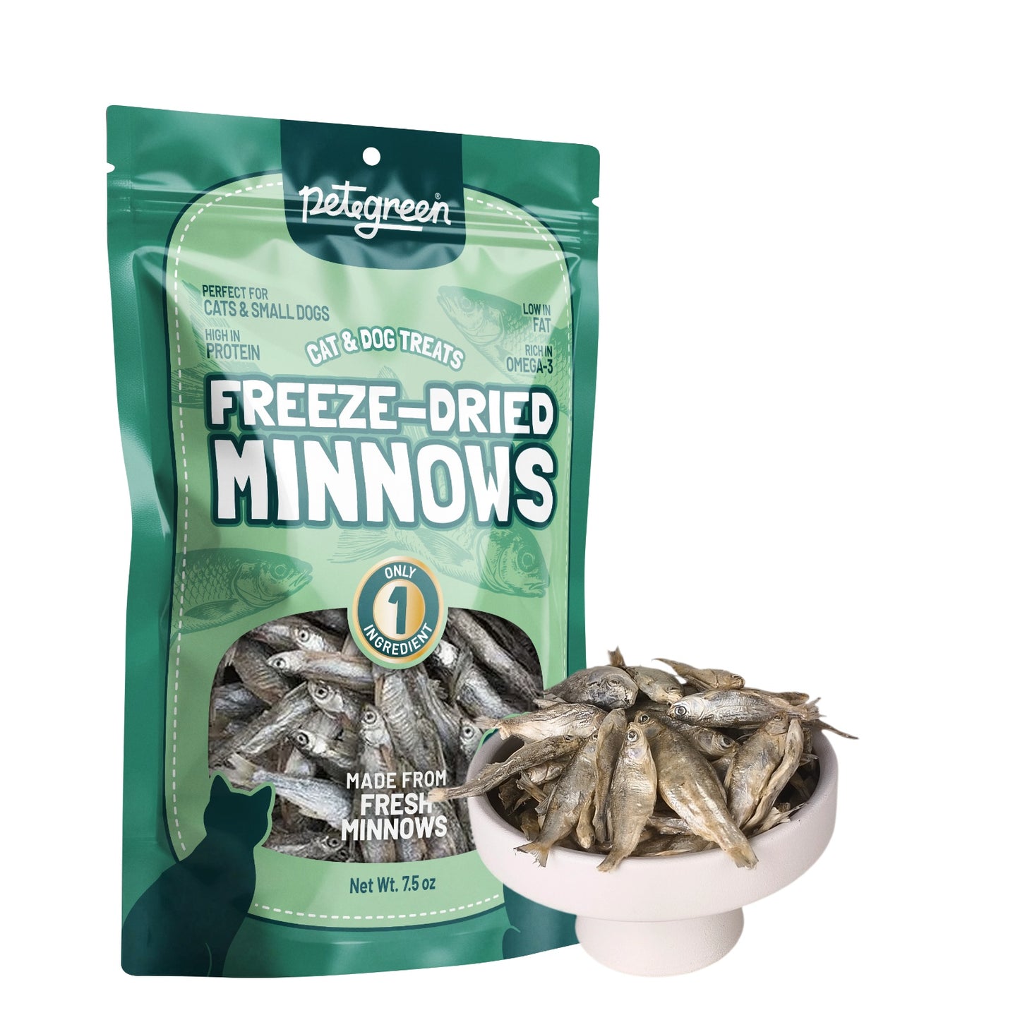 Freeze‑Dried Minnows for Cats & Small Dogs