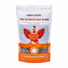 Load image into Gallery viewer, LuckyQworms Dried Insect Trail Mix 1 lb for Chickens, Wild Birds, Hedgehogs, Reptiles, Lizards, Bearded Dragons, Fish, Turtles High Protein Natural Insect Food Resealable Bag
