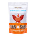 LuckyQworms Dried Freshwater Fish 1 lb for Cats, Chickens, Wild Birds, Hedgehogs, Reptiles, Lizards, Bearded Dragons, Fish, Turtles High Protein Natural Insect Food Resealable Bag