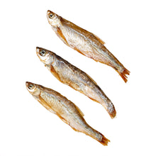 Load image into Gallery viewer, LuckyQworms Dried Freshwater Fish 1 lb for Cats, Chickens, Wild Birds, Hedgehogs, Reptiles, Lizards, Bearded Dragons, Fish, Turtles High Protein Natural Insect Food Resealable Bag
