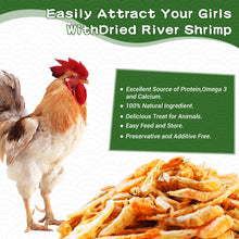 Load image into Gallery viewer, LuckyQworms 5lbs River Shrimp High-Protein Freeze Dried River Shrimp for Chickens Hens Ducks Wild Birds Turtles
