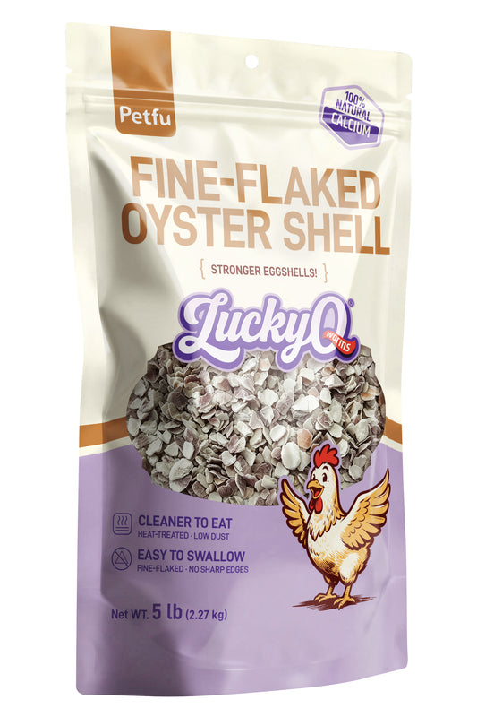 PETFU fine-flaked oyster shell calcium supplement package for laying hens
