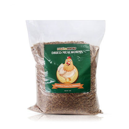 LuckyQworms 11lbs Mealworms, Freeze Dried Mealworms for Chickens Birds Fish
